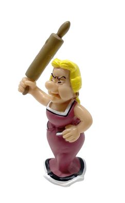 Plastoy Gutemine mit Nudelholz Sammelfigur NEU Asterix Obelix Spielfigur Figur
