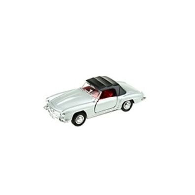 WELLY Modellauto Mercedes Benz 190SL 1955 silber Sammelauto Spielzeugauto Car
