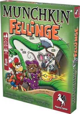 Pegasus Spiele 17025G Munchkin Fellinge Kartenspiel Playing Cards Spielkarten