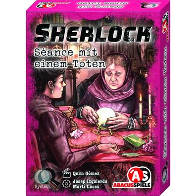 Abacusspiele Sherlock Séance mit einem Toten Krimi Ratespiel Rätsel PlayingCard