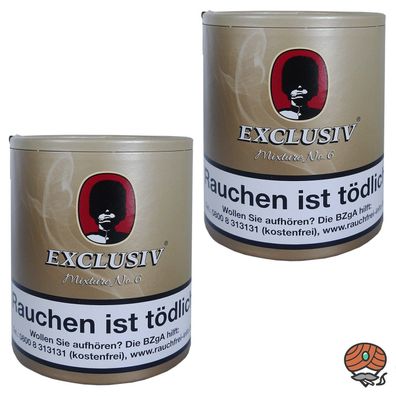 Exclusiv Mixture No. 6 Pfeifentabak Dose 2x 200g