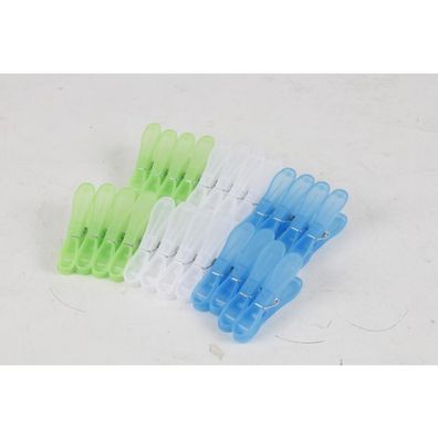 48x 24er Set Wäscheklammern Wäsche aufhängen Kunststoff Plastik bunt
