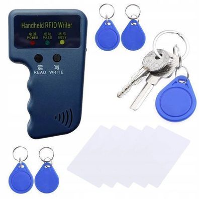 Rosfix RFID Kloner 125kHz – Set mit 5 Schlüsselanhängern & 1 Karte