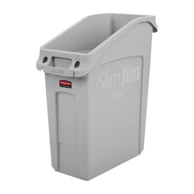 Rubbermaid Slim Jim Abfalleimer Grau 49L