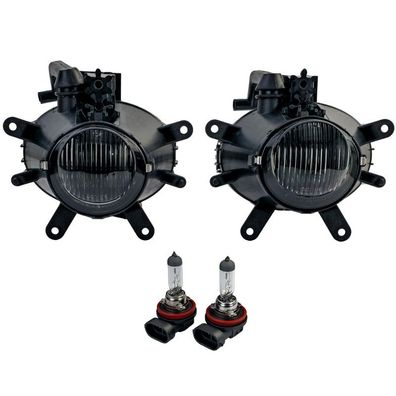 Nebelscheinwerfer Set Schwarz Smoke passt für BMW E46 Limo Touring ohne M-Paket