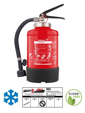 Jockel Fettbrandlöscher 3L ABF frostsicher F3LJM 8 GREEN 2.0 inkl. Halterung & P
