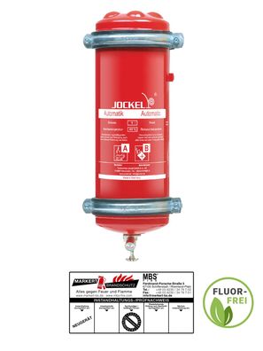 Jockel 6L Auslösetemp. 93 °C Schaum Automatik-Feuerlöscher fluorfrei inkl. P