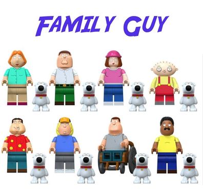 Family Guy Klemmbausteine Peter Griffin Stewie Lois Carl Jo 100% Cobi Cada kompatibel