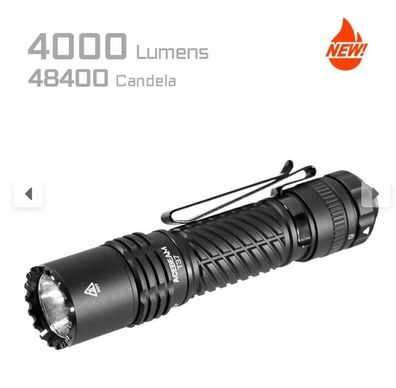 AceBeam T37 mit 4.000 Lumen und 440 Metern in Schwarz