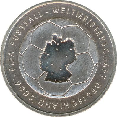 BRD 10 Euro 2003 F FIFA Fussball-WM 2006 Silber*