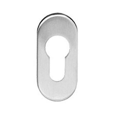 Karcher EZ148 Schlüsselrosette oval für Rahmentüren PZ Rosette Edelstahl matt