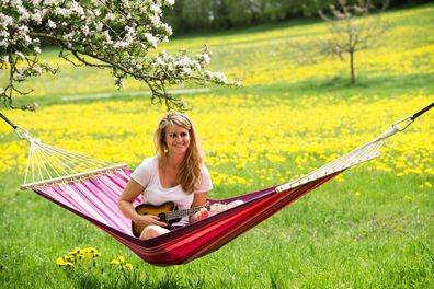 Amazonas Tonga Hängematte - kompakte wetterfeste EllTex mit überraschendem Komfort