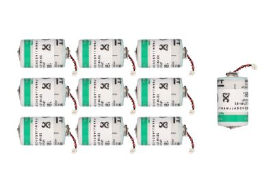 Lithium Batterie 3,6V 1100mAh für Blue Chip 10er-Set