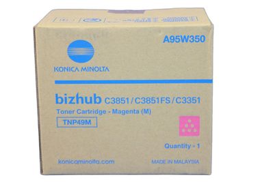 Konica Minolta TNP49M Toner Magenta A95W350 -B