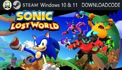 NEU PC Computer Spiel Sonic Lost World für Windows 10 11 STEAM Download Code Key