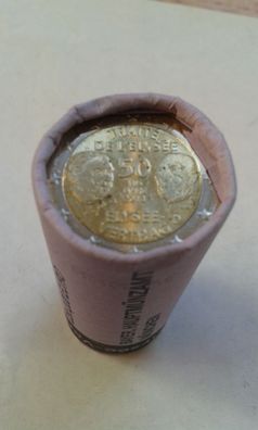 Rolle 2 euro 2013 BRD Deutschland Frankreich Elysee Vertrag 25x2 euro 2013 D München
