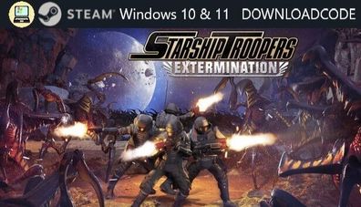 NEU PC Computer Spiel Starship Troopers Extermination für Windows 10 11 STEAM