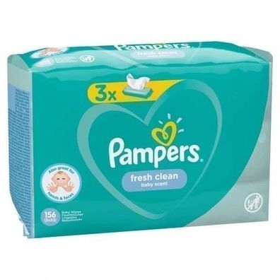 Pampers Frische Reinigung Feuchttücher 156 Stück