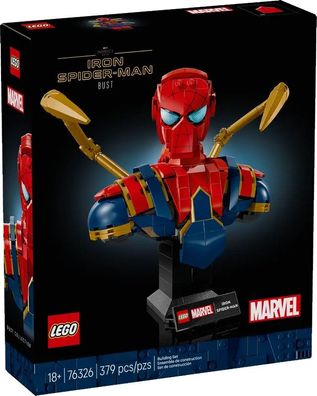LEGOÂ® Marvel Super Heroesâ„¢ 76326 - Iron Spider-Man BÃ¼ste (379 Teile)