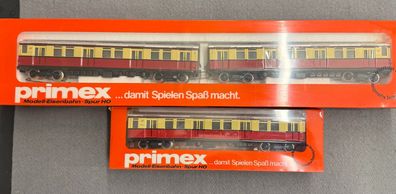 Primex H0 3017 & 4019 Berliner S-Bahn mit Beiwagen analog Top/OVP