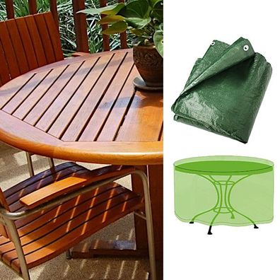 Floordirekt Schutzhülle Sitzgruppe | Rund | Grün | 2 Größen