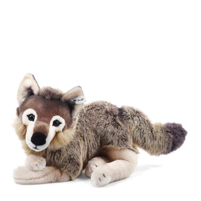 Steiff Snorry Wolf 40cm Schlenker grau Wald 069284