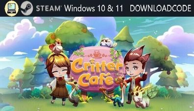 NEU PC Computer Spiel Critter Café für Windows 10 11 STEAM Downloadcode Game Key