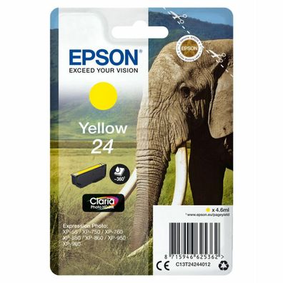 Epson Tintenpatrone yellow Claria Photo HD T 242 T 2424