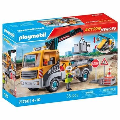 Abschlepplastwagen Playmobil 71750 Blau