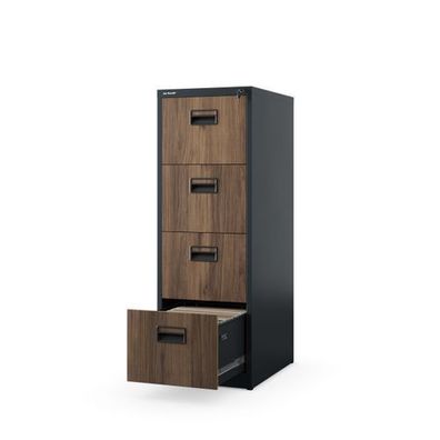 Hängeregistraturschrank Hängeregisterschrank 132x46x62 cm Anthrazit-Holzoptik