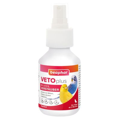 Beaphar VETOplus Milben-Zerstäuber für Vögel - 100 ml