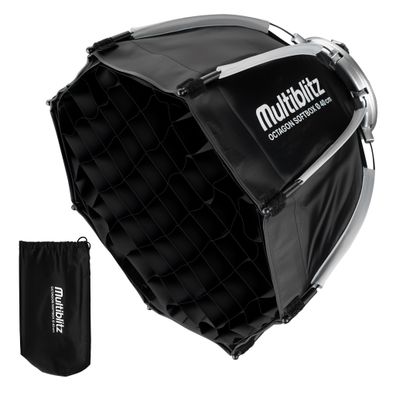 Multiblitz Octagon Softbox Ø40cm Mini Bowens Lichtformer Fotostudio Fotolicht