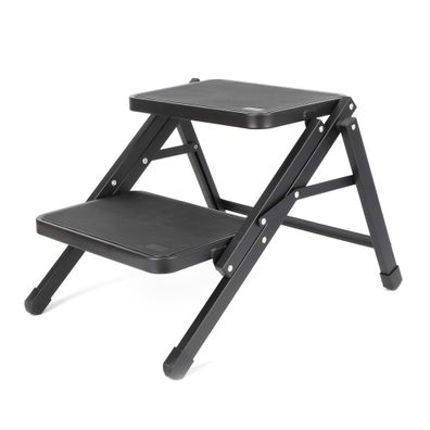 Wiltec Camping Doppeltrittstufe Stahl 200kg 2 Stufen Trittleiter Trittstufe