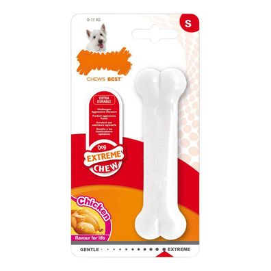 Beißring für Hunde Nylabone Extreme Chew Größe L Huhn Nylon