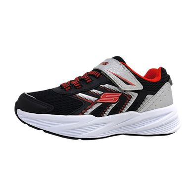 Skechers Microspec Tread 404115L BKSR Schwarz black/silver/red BKSR