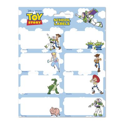 Toy Story Etiketten zum Beschriften Schulbedarf Schule School