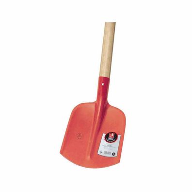 SIEGER Emsländer Sandschaufel, rot, Gr. 00, Dülle 1/2 gehoben, 100 cm Eschen-T-Stiel