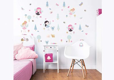 Walltastic 44944 - Wandaufkleber, My Woodland Fairies and Friends Wall Stickers