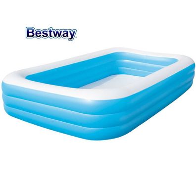 Bestway 305 x 183 x56 cm Family Pool blau Swimmingpool Schwimmbecken Planschbecken