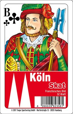 Teepe Sportverlag Köln Skat Kartenspiel Spielkarten Playing Cards