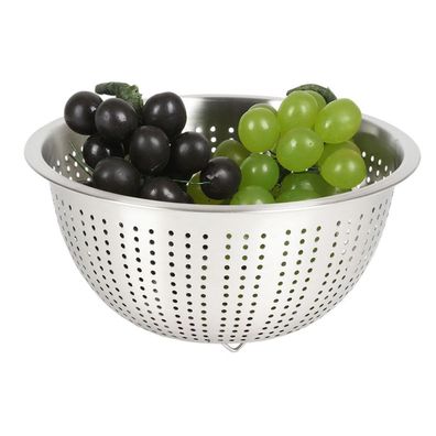 Edelstahl Sieb Durchschlag Seiher Abtropfsieb Küchensieb Nudelsieb Salatsieb Ø24