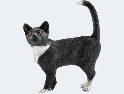Katze stehend Spielfigur Schleich 13770 Sammelfigur Katzenserie Cat Haustier