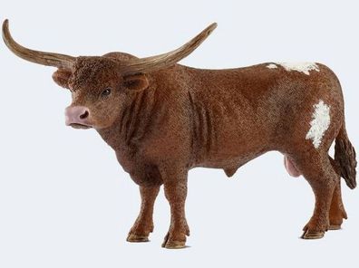 Texas Longhornbulle Spielfigur Schleich 13866 Sammelfigur Bauernhof Farm