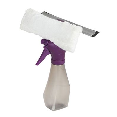 Fensterwischer 3in1 Fensterputzer Scheibenreiniger Sprühflasche Mirkrofasertuch