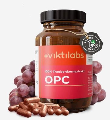 OPC Premium-Hochdosierter Traubenkernextrakt 400 mg aus Frankreich,100% natürlich