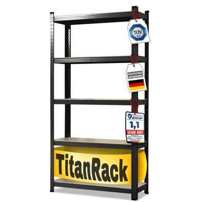 KARAT Schwerlastregal | Schwarz | Traglast bis 1250 kg | Individuell einsetzbar