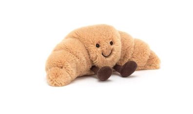JellyCat Amuseables Croissant Plüschtier, Stofftier, 20 cm groß, Geschenk