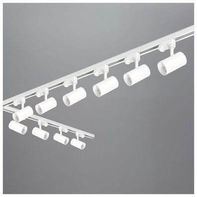 3-Phasen-Schienenset Nextrack - Schienensystem Komplett-Set mit 10x GU10 Lampe Weiß