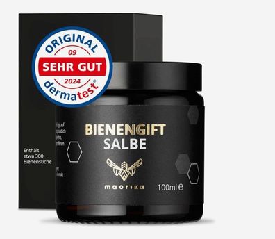 maorika Bienengiftsalbe mit Manukaöl (Kühlend & beruhigend)-Bienengiftcreme hoch
