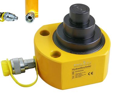 50t Teleskopzylinder, Kurzhubzylinder, Hydraulikzylinder, Hub 64mm, 00080